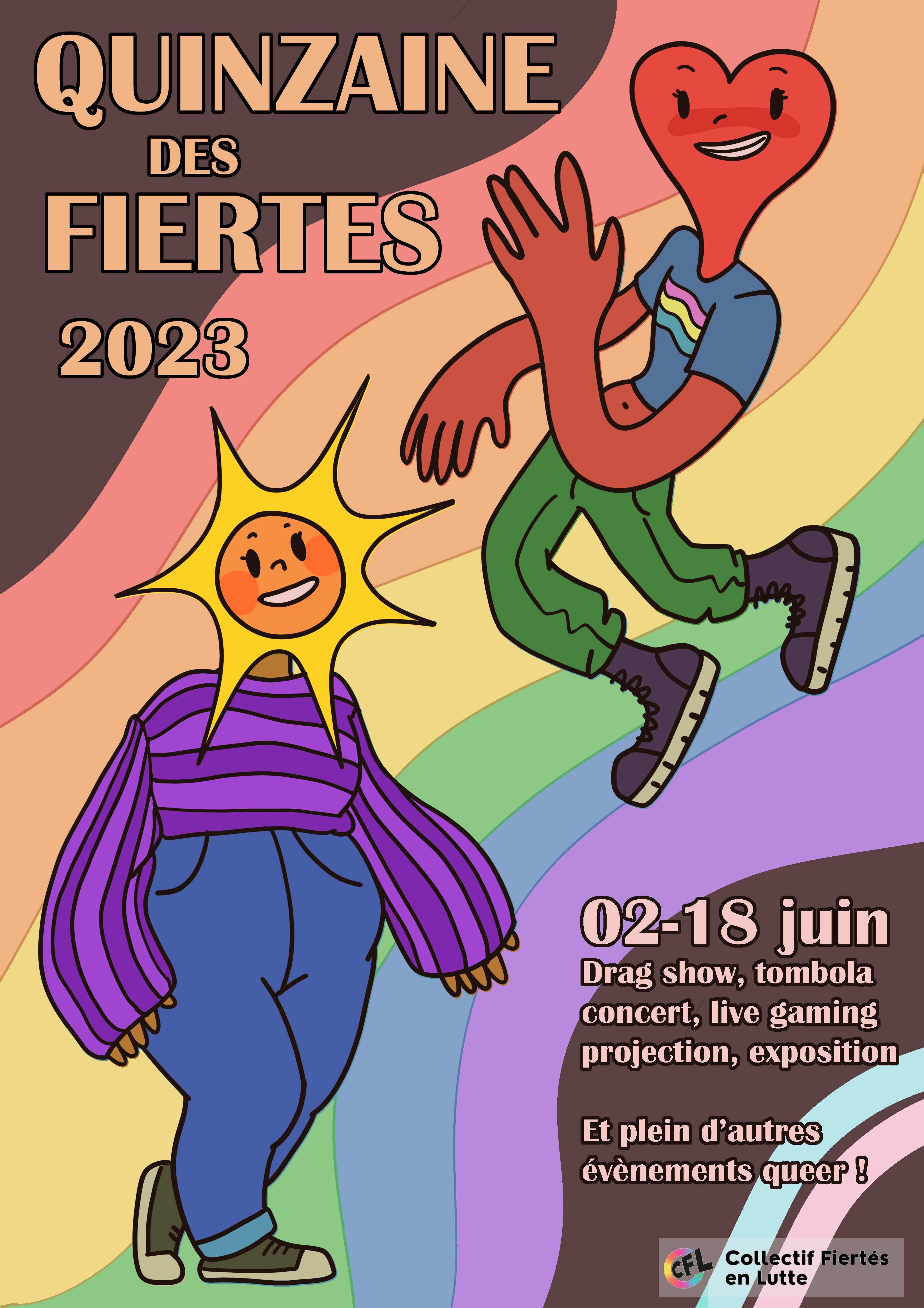 Quinzaine des Fiertés 2023 - Collectif Fiertés en Lutte